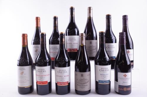 TWELVE BOTTLES LANGUEDOC-ROUSSILLON RED WINE