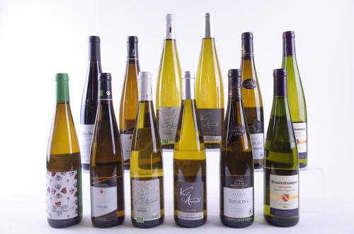 TWELVE BOTTLES ALSACE WHITE WINE