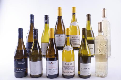 TWELVE BOTTLES FRENCH WHITE WINE