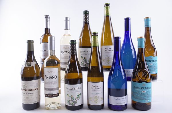 TWELVE BOTTLES SPANISH WHITE WINE