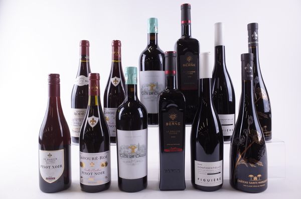 TWELVE BOTTLES FRENCH RED WINE