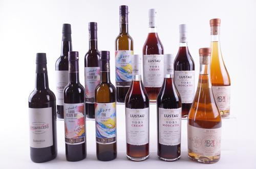 TEN BOTTLES SHERRY AND TWO WHITE WINE