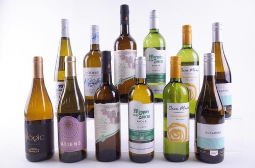TWELVE BOTTLES SPANISH WHITE WINE