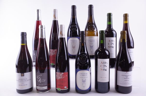 TWELVE BOTTLES FRENCH RED WINE