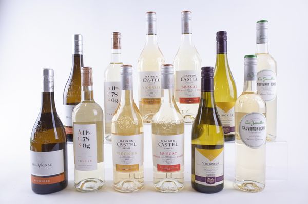 TWELVE BOTTLES FRENCH WHITE WINE