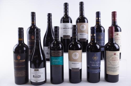 TWELVE BOTTLES PORTUGUESE RED WINE
