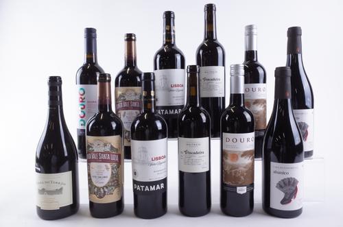 TWELVE BOTTLES PORTUGUESE RED WINE