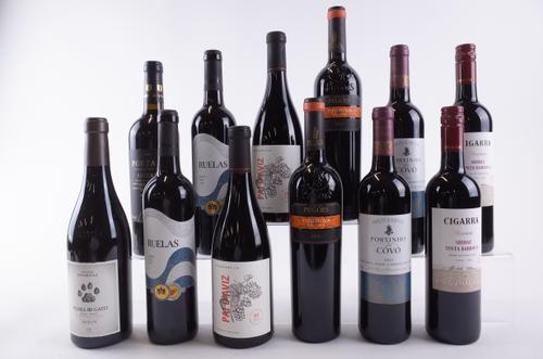 TWELVE BOTTLES PORTUGUESE RED WINE