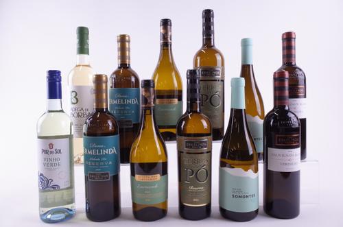 TWELVE BOTTLES PORTUGUESE WHITE WINE