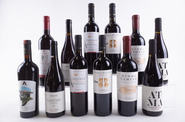 TWELVE BOTTLES GREEK, MACEDONIAN AND ALBANIAN RED WINE