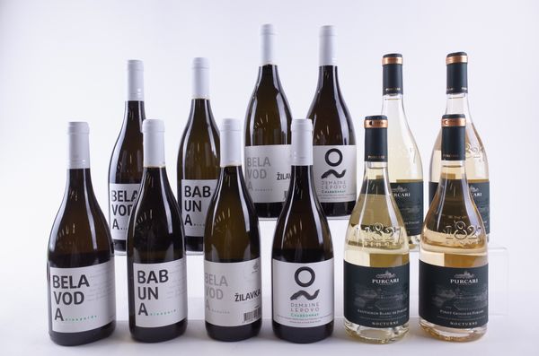 TWELVE BOTTLES MOLDOVAN AND MACEDONIAN WHITE WINE