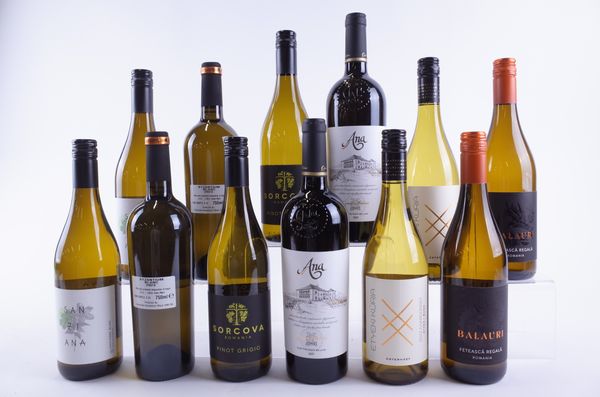 TWELVE BOTTLES ROMANIAN AND HUNGARIAN WHITE WINE