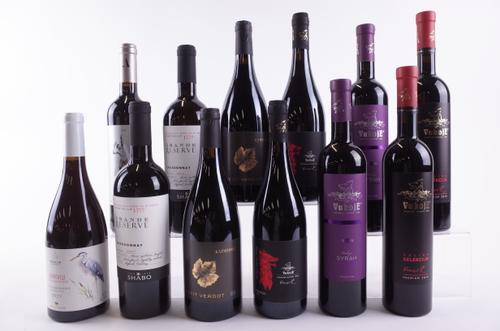 TEN BOTTLES EASTERN EUROPEAN RED AND TWO WHITE WINE