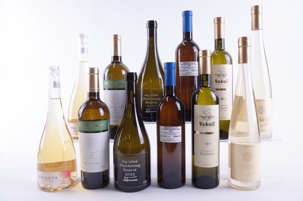 TWELVE BOTTLES ROMANIAN, UKRAINIAN AND BOSNIAN WHITE WINE