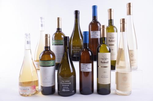 TWELVE BOTTLES ROMANIAN, UKRAINIAN AND BOSNIAN WHITE WINE
