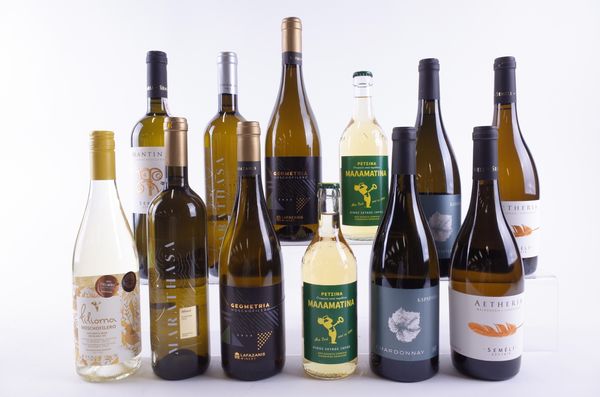 TWELVE BOTTLES CYPRIOT AND BULGARIAN WHITE WINE