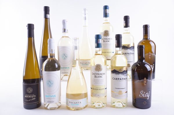 TWELVE BOTTLES ROMANIAN WHITE WINE
