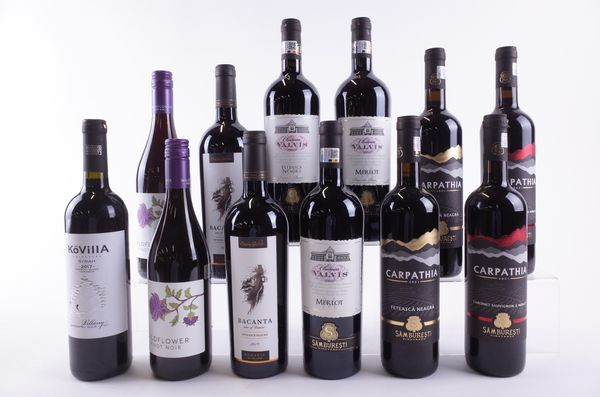 TWELVE BOTTLES ROMANIAN RED WINE