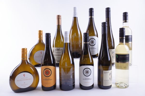 ELEVEN BOTTLES GERMAN AND AUSTRIAN WHITE AND ONE ORANGE WINE
