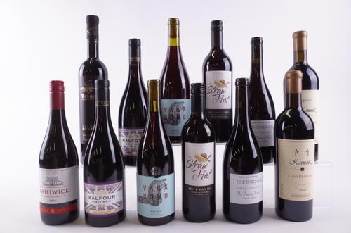 TWELVE BOTTLES ENGLISH, MOLDOVAN AND BOSNIAN RED WINE