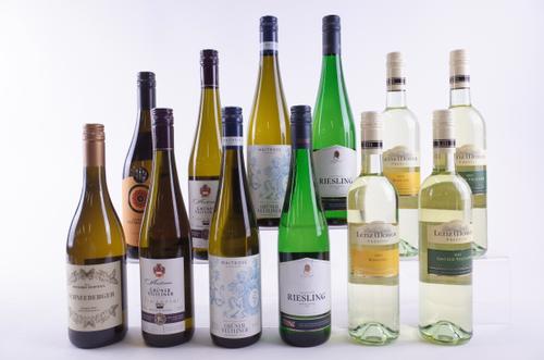 ELEVEN BOTTLES AUSTRIAN WHITE AND ONE ORANGE WINE