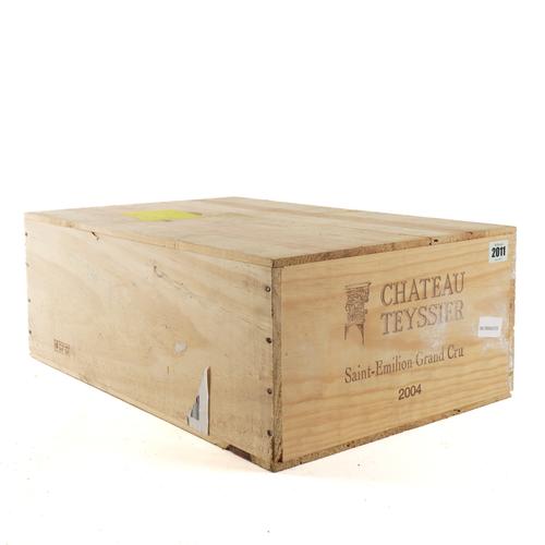 TWELVE BOTTLES CHÂTEAU TEYSSIER SAINT-EMILION GRAND CRU 2004