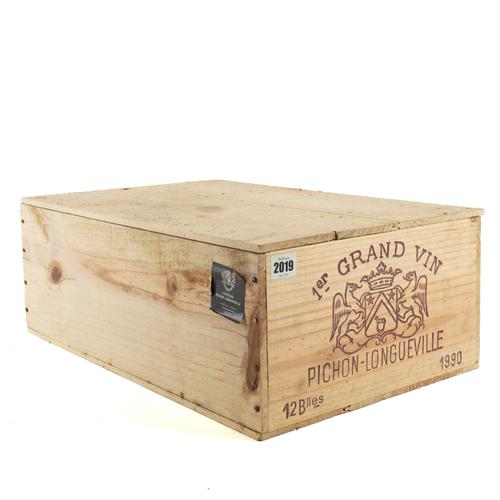 TWELVE BOTTLES CHÂTEAU PICHON BARON 1ER GRAND VIN 1990