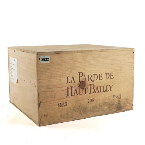 TWELVE BOTTLES LA PARDE DE HAUT-BAILLY 2009