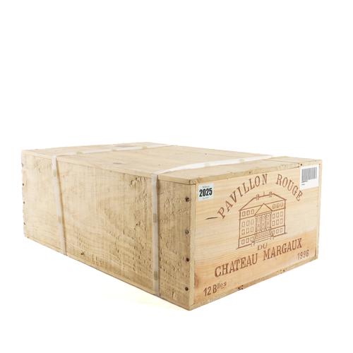 TWELVE BOTTLES CHÂTEAU MARGAUX PAVILLON ROUGE 1996