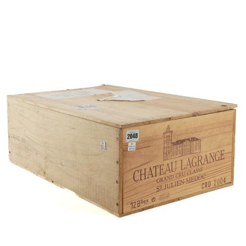 TWELVE BOTTLES CHÂTEAU LAGRANGE GRAND CRU CLASSÉ ST JULIEN MÉDOC 2004