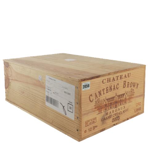 TWELVE BOTTLES CHÂTEAU CANTENAC BROWN MARGAUX GRAND CRU CLASSÉ 2003