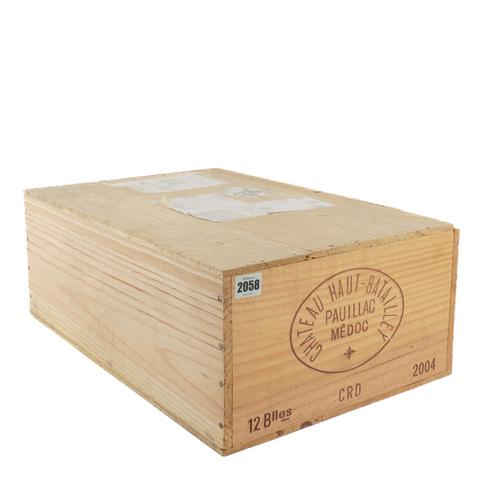 TWELVE BOTTLES CHÂTEAU HAUT-BATAILLEY PAUILLAC MÉDOC 2004