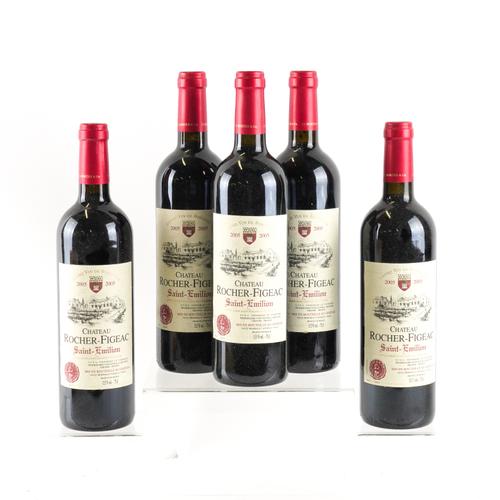 FIVE BOTTLES CHÂTEAU ROCHER-FIGEAC SAINT-EMILION 2005