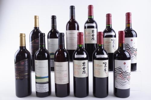 TWELVE BOTTLES JAPANESE AND CHINESE RED WINE