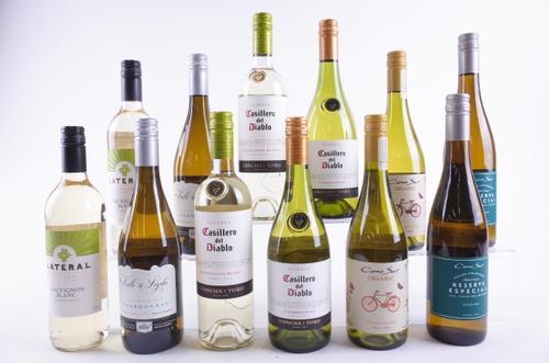TWELVE BOTTLES CHILEAN WHITE WINE