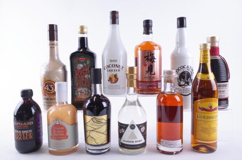 TWELVE BOTTLES VARIOUS LIQUEURS