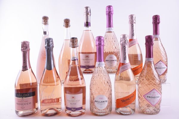 TWELVE BOTTLES ROSÉ PROSECCO