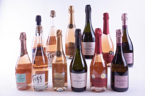 TWELVE BOTTLES SPARKLING ROSÉ WINE