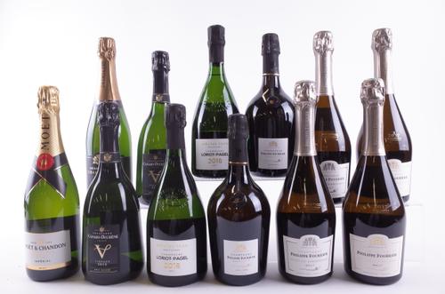 TWELVE BOTTLES CHAMPAGNE