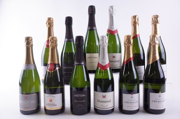 TWELVE BOTTLES CHAMPAGNE