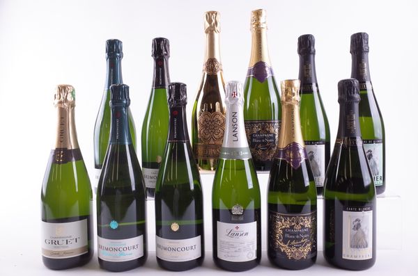 TWELVE BOTTLES CHAMPAGNE