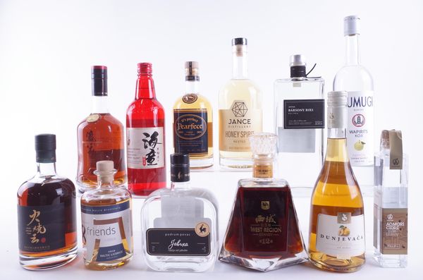 TWELVE BOTTLES VARIOUS SPIRITS