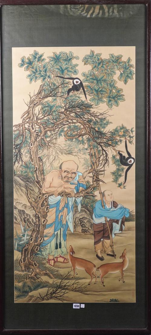 AFTER LIU SONGIAN ( 1155-1218). A LARGE CHINESE PAINTING