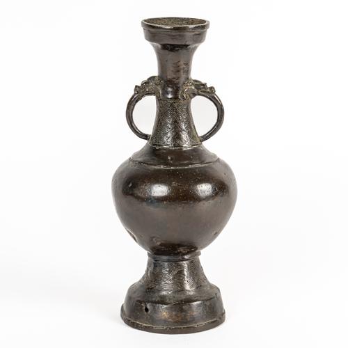 A CHINESE BRONZE VASE