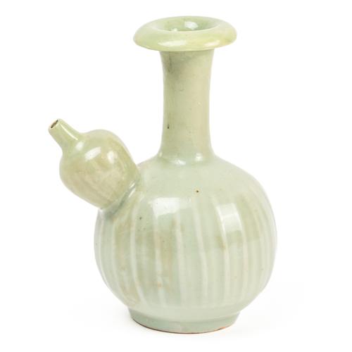 A CELADON-GLAZED KENDI