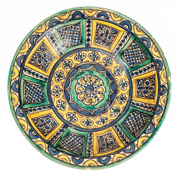 A MOROCCAN POTTERY BOWL
