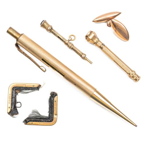 THREE PENCILS AND THREE FURTHER ITEMS