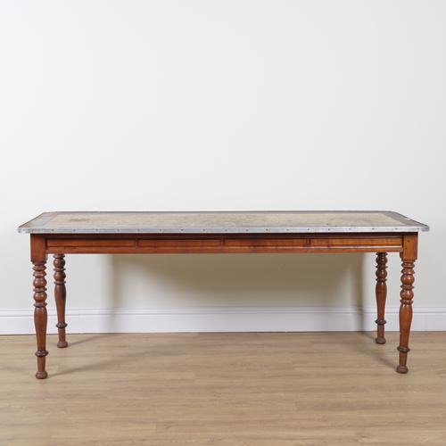 A 19TH CENTURY FRENCH HABERDASHERY TABLE