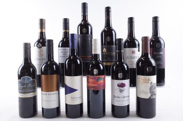 TWELVE BOTTLES AUSTRALIAN CABERNET SAUVIGNON