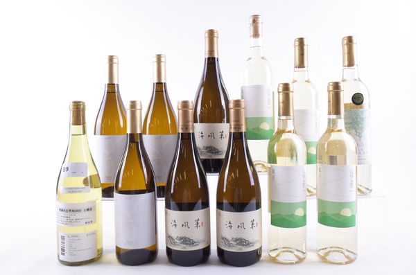 TWELVE BOTTLES ASIAN WHITE WINE